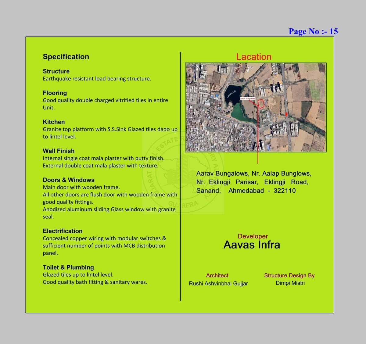 Aarav Bunglows — brochure image 15