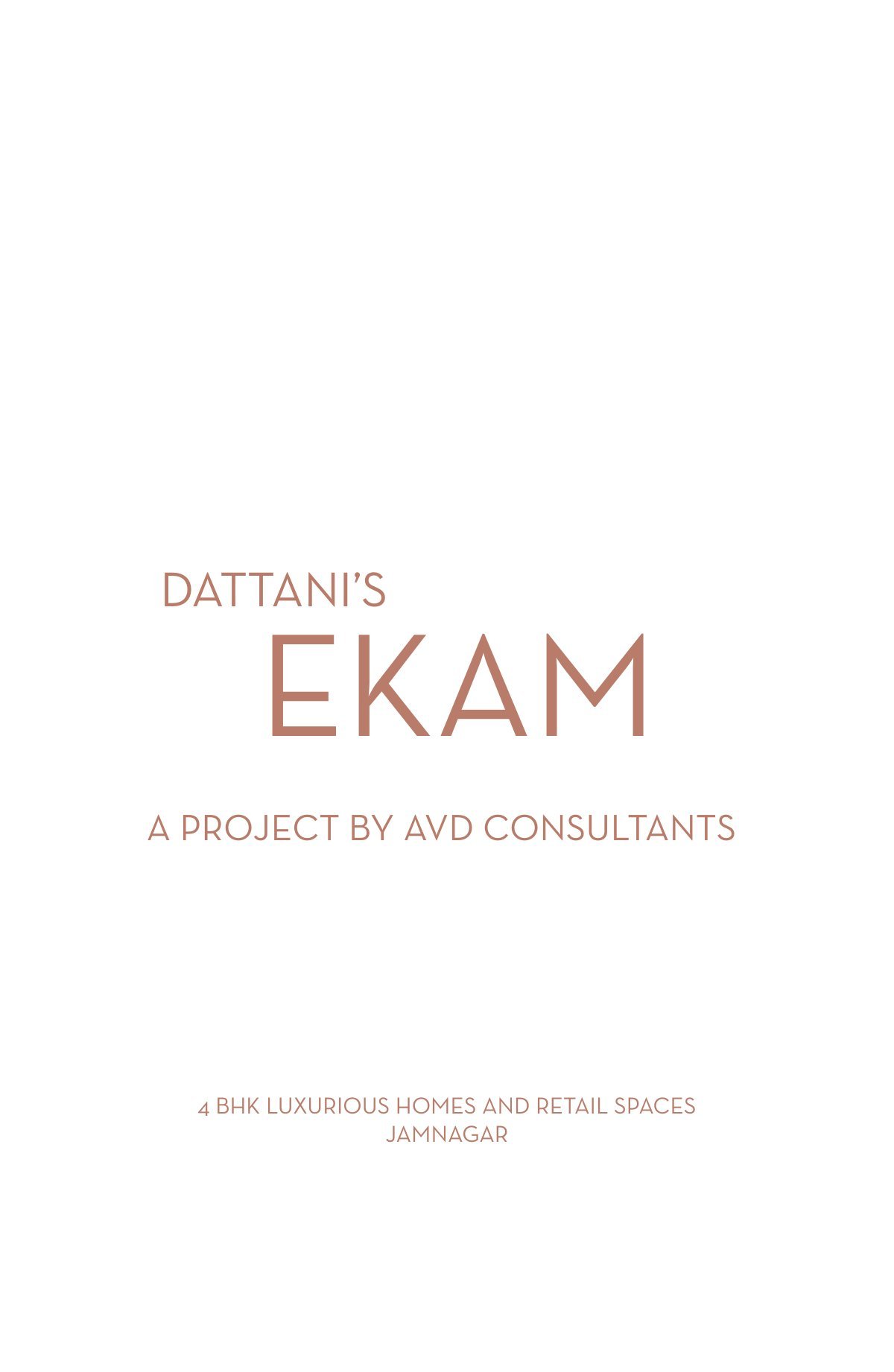 Dattani's Ekam — brochure image 1