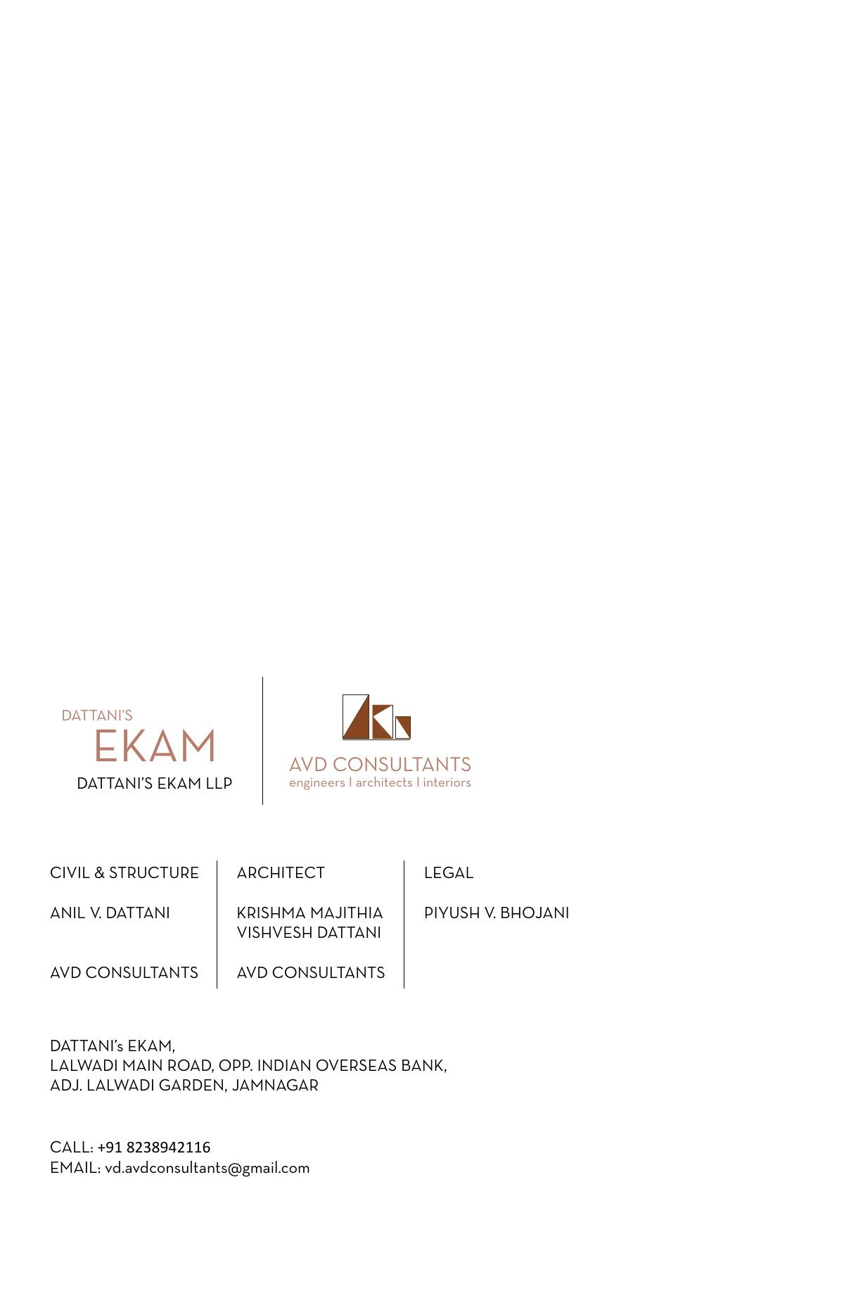 Dattani's Ekam — brochure image 8