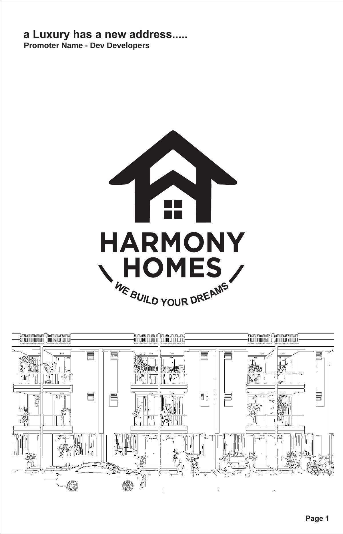 Harmony Homes — brochure image 1
