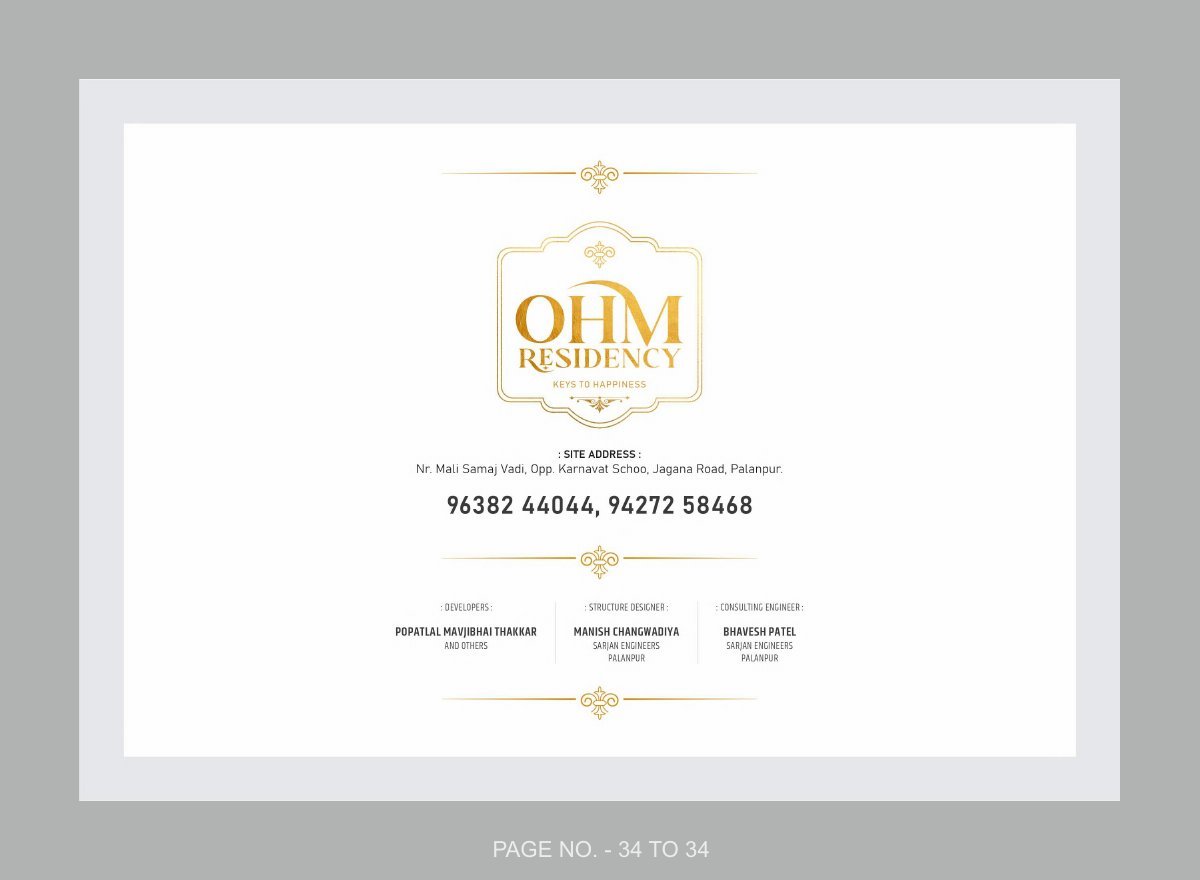 Ohm Residency — brochure image 34