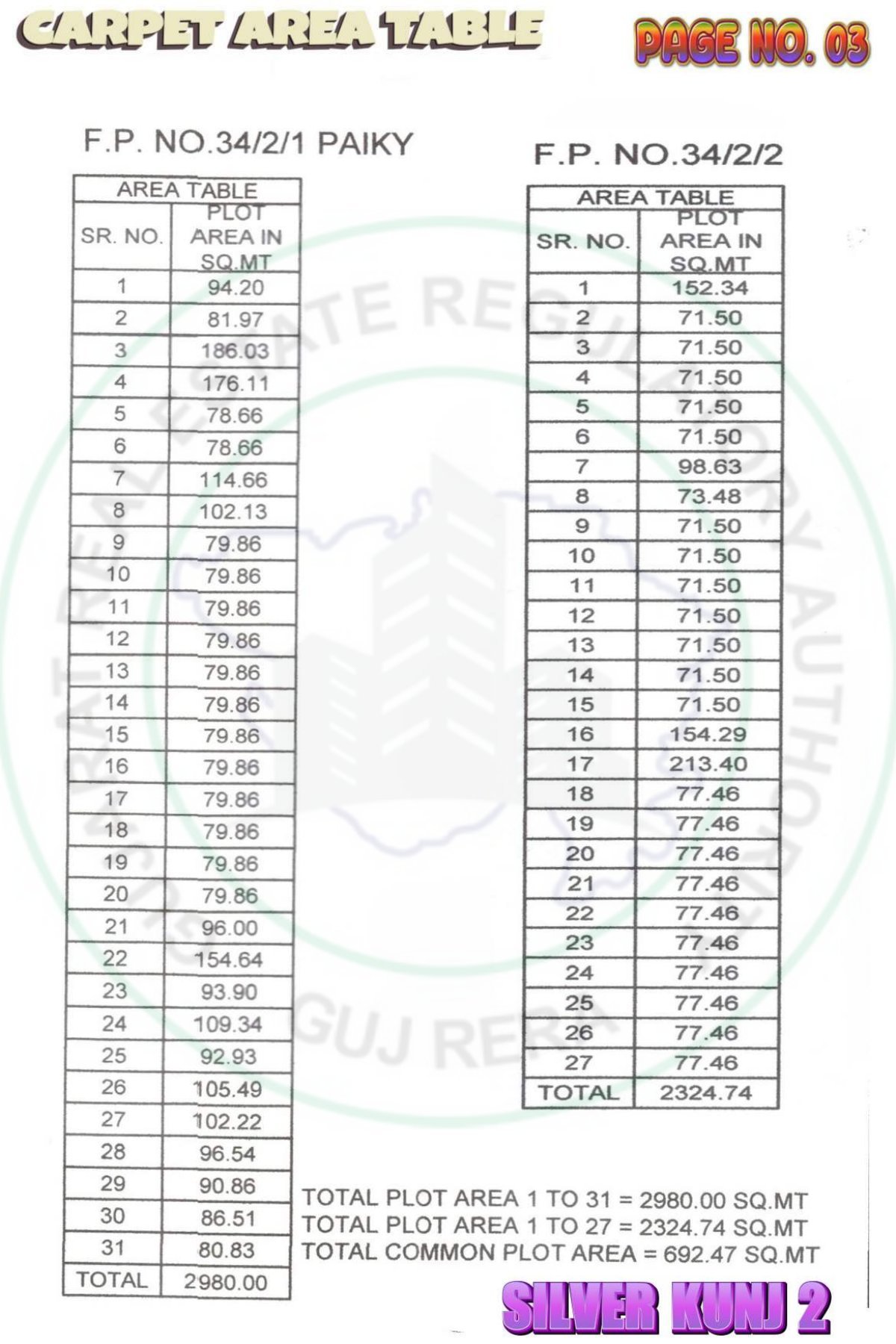Silver Kunj 2 — brochure image 3